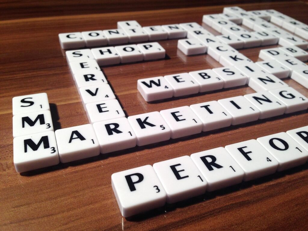 A Picture with words Marketing, Performance and SMM is written.